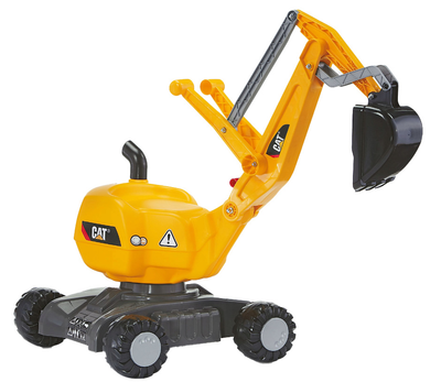 Jeździk Rolly Toys Koparka Rolly Digger CAT Żółty (4006485421015)