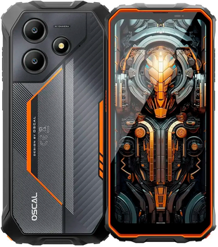 Мобильный телефон Blackview Oscal Marine 2 8/256GB Black-Orange