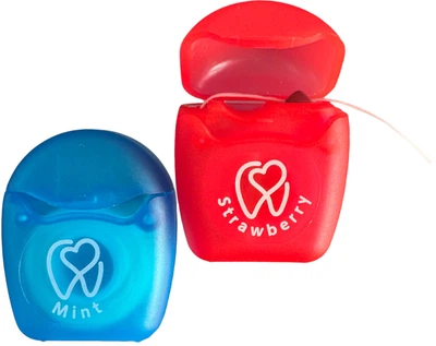 Упаковка зубної нитки Ci medical Ci Floss Wax Mini для чутливих зубів і ясен Полунично-м'ятна 10 м х 2 шт (4580532494097_полуниця_м'ята)