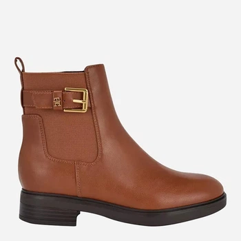 Женские демисезонные челси высокие Tommy Hilfiger 378268001 37.5 Коричневые (1159832088)
