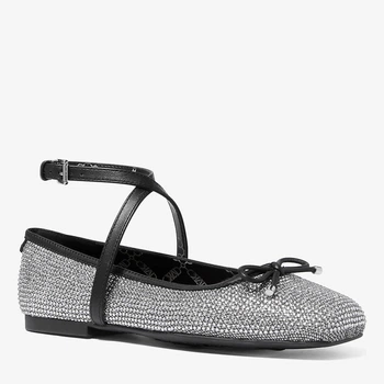 Женские балетки кожаные Michael Kors 49328438 36 Черные ( 1159832600)