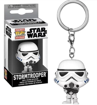 Брелок для ключів Star Wars - Штурмовик STORMTROOPER Funko Pocket Pop Keychain Фігурка Білий