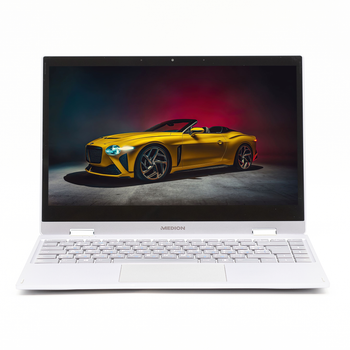 Ноутбук-планшет 14" Medion (Lenovo Group) E4272 Multi-Touch YOGA Intel Pentium Silver N5000 RAM 4 ГБ SSD 128 ГБ + eMMC 64 ГБ Intel UHD Graphics Металевий корпус б/в (3635)