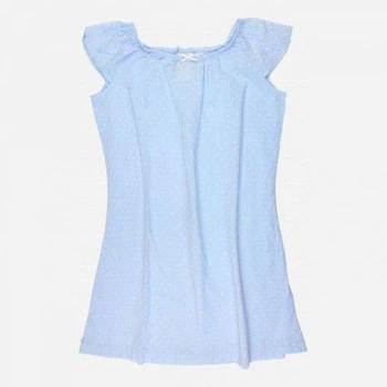 Нічна сорочка H&M блакитний в білий горошок GLZQX013 134/140