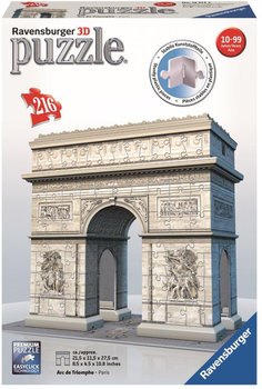 Puzzle 3D Ravensburger Łuk Triumfalny 216 elementów RSV-125142 (4005556125142)