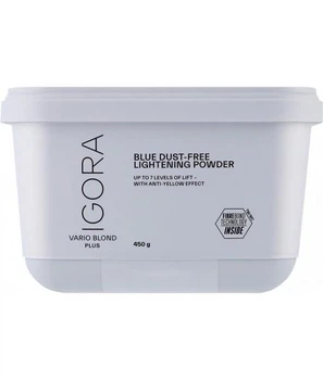 Порошок освітлюючий до 7-го рівня (блакитний) Schwarzkopf Igora Vario Blond Plus 450 г