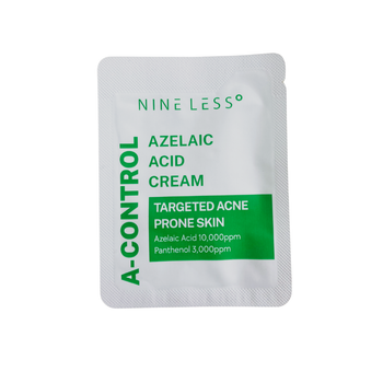 Протизапальний крем для обличчя з азелаїновою кислотою Nine Less A-Control Azelaic Acid Cream пробник 2 мл