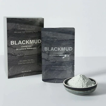 Маска альгинатная с древесным углем Lindsay Re:natural Modeling Mask Mud 30 г.