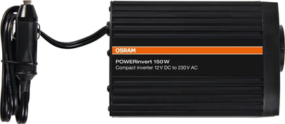 Автомобільний інвертор OSRAM 12/230В 150 Вт OEINVU150 Модифікована синусоїда (4062172406574)