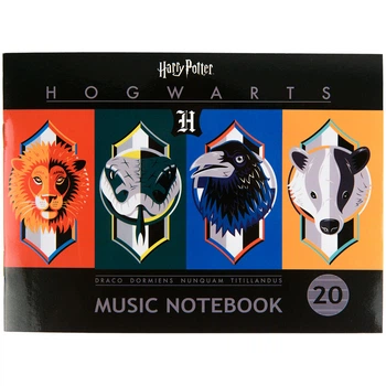 Тетрадь для нот А5 20 листов Kite Harry Potter HP22-405, 62600