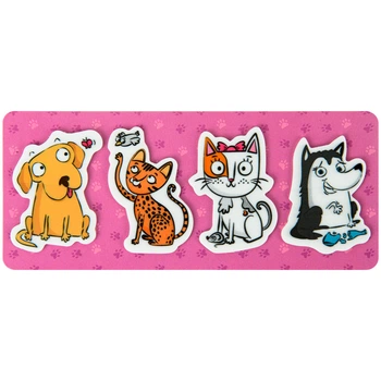 Закладка стикер пластиковые 35х50 мм 4x20 шт Kite Pets K22-479-5, 62999