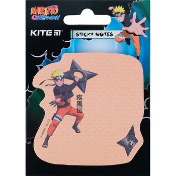 Блок паперу з клейким шаром Kite Naruto NR23-298-3, 70х70 мм, 50 аркушів