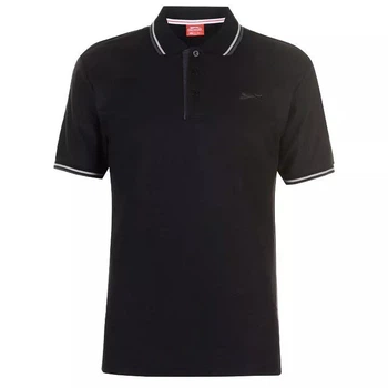 Поло Slazenger Tipped Polo Shirt Color: Black S