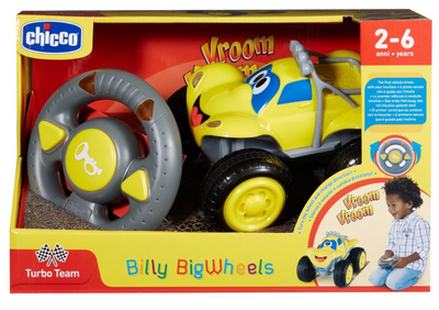 Машинка на радіокеруванні Chicco Turbo Team BILLY Жовта (8003670841913)