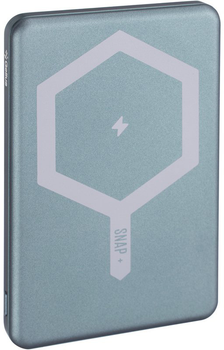 УМБ Gelius Snap+ GP-PBW100x 5000mAh 15W/20W QC 3.0 + PD Magnetic Wireless Charge Blue (2099900997495)