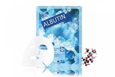 Тканинна маска для обличчя з арбутином May Island Real Essence Arbutin Mask Pack 25ml