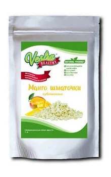 Манго сублімоване шматочки, 20 г