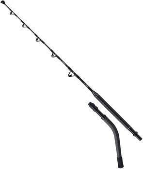 Удилище Shimano Tiagra Hyper Stand Up морское троллинговое карбоновое 80lb с AFTCO роликами