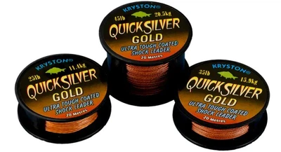Шоклідер Kryston QUICKSILVER 35LB GOLD 20mtr QS5