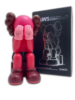 Статуэтка KAWS x COMPANION PASSING THROUGH x RED 400% 27 см Brian Donnelly Краски