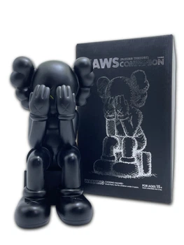 Статуэтка KAWS x COMPANION PASSING THROUGH x Black 400% 27 см Brian Donnelly Рыцарь