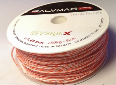 Лінь Salvimar DYMAX - ø1,4 мм - 250 кг, котушка - 50 м червоно-білий (400305)