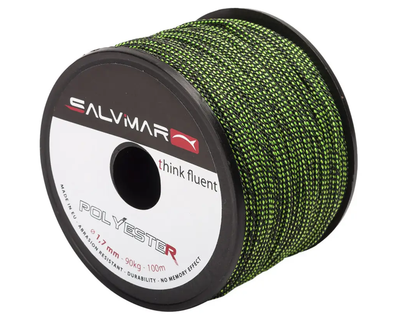 Лінь Salvimar POLYESTER - ø1,7 мм - 90 кг, котушка - 100 м чорний (400330)