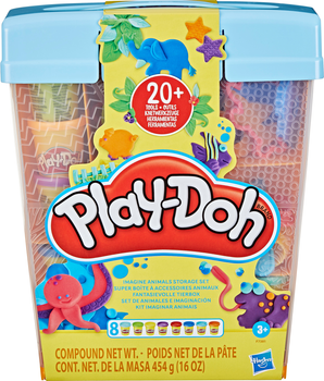 Набор для творчества Hasbro Play-Doh Imagine Animals с массой для лепки F7381 (5010996161949)