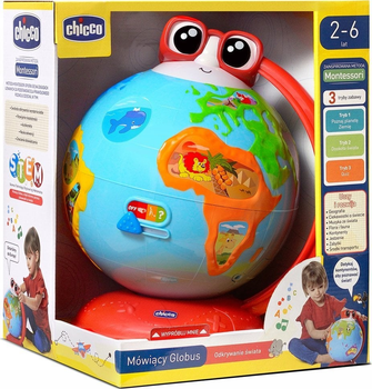 Інтерактивний навчальний глобус Chicco Edu4You Montessori (8058664159789)