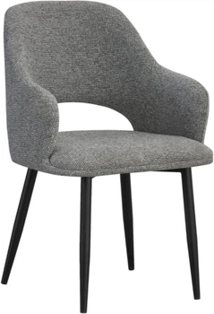 Стул для кухни и гостиной Vetro Mebel M-234 Холодный серый/Черный (M-234-dark-grey/black)