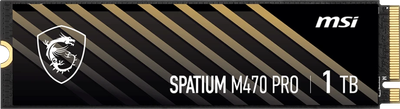 SSD диск MSI Spatium M470 Pro 1TB M.2 2280 NVMe PCIe 4.0 x4 3D NAND TLC (S78-440L0J0-P83)
