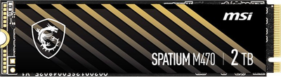 Dysk SSD MSI Spatium M470 Pro 2TB M.2 2280 NVMe PCIe 4.0 x4 3D NAND TLC (S78-440Q990-P83)