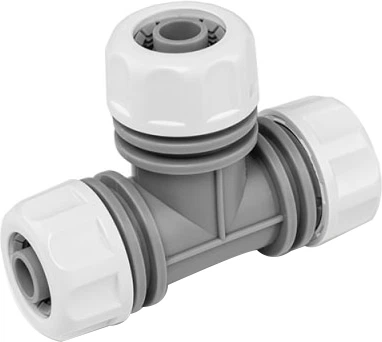 Трійник Bradas для підключення шланга 1/2" або 5/8" White line (WL-2210-12)