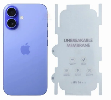 Защитная пленка DK для Apple iPhone 16 | AG Matte Unbreakable Membrane HydroGel 360° (clear)