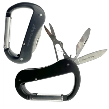 Мультитул JB Tacticals карабін Multitool Black (JB-MLT-0007-BLK)