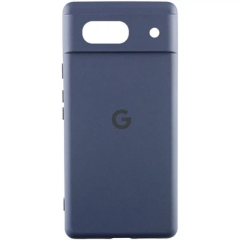Чохол Silicone Cover Lakshmi Full Camera (AA) with logo для Google Pixel 8a Midnight Blue