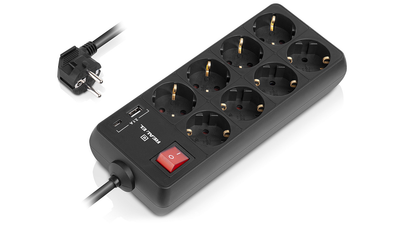 Фильтр питания REAL-EL RS-Protect 805 1.8м Black (EL122300042)