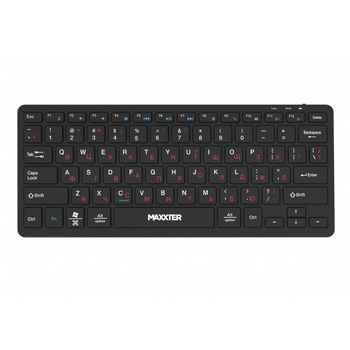 Клавiатура бездротова Maxxter KBW-C01B-UA Black