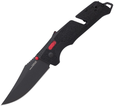 Ніж складний SOG Trident AT Black+ Red Assisted Thumbstud Knife