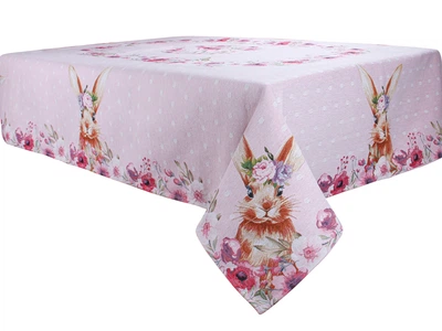 Скатерть гобеленовая Lefard 140x260 см розовая (711-088)