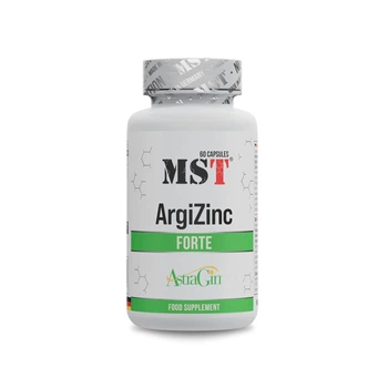 MST ArgiZinc Forte L-Аргинин с Цинком Экстракт Женьшеня и Астрагала - 60 капсул (4260641166015)