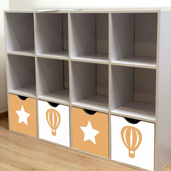 Стеллаж для игрушек и книг Gap Повітряна Куля 128x30x97 см (СДSAПК12)