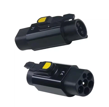Перехідник Type2 на Type1 (IEC62196 на J1772) з блокуванням в авто type 2 type 1 тип2 на тип1