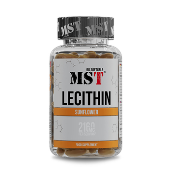 Лецитин для спорту MST Nutrition Lecithin Sunflower 90 Softgels