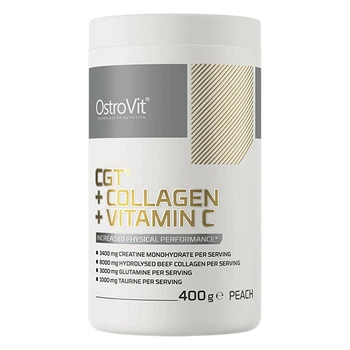 Креатин моногидрат OstroVit CGT Collagen Vitamin C 400 г 20 servings Peach