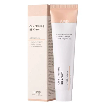 Тональная основа Purito Cica Clearing BB cream №21 Light Beige 30 мл