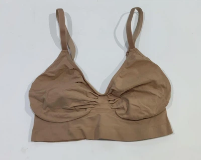 Безшовний топ з пуш-ап Giulia Bra Shapewear SM колір бежевий (Nude)