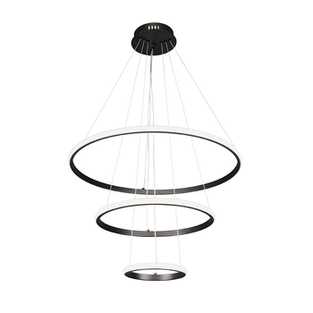 Люстра черная лофт LED Levistella 7521017 BK
