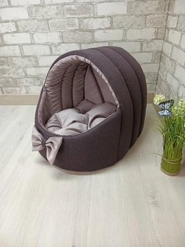 Будинок лежанка для котів та собак Animals_joy Кошик S 34*34 см (132)