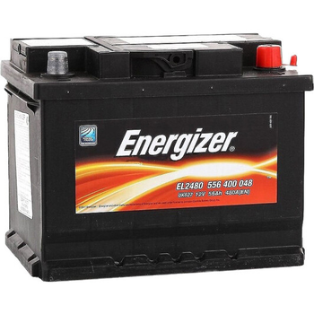 Акумулятор 56Ah-12v Energizer (242х175х190), R, EN480 Energizer (556400048)